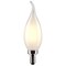 6Pk - Satco 4w CA10 LED 2700K Candelabra Base Frosted Dimmable - 40w equiv